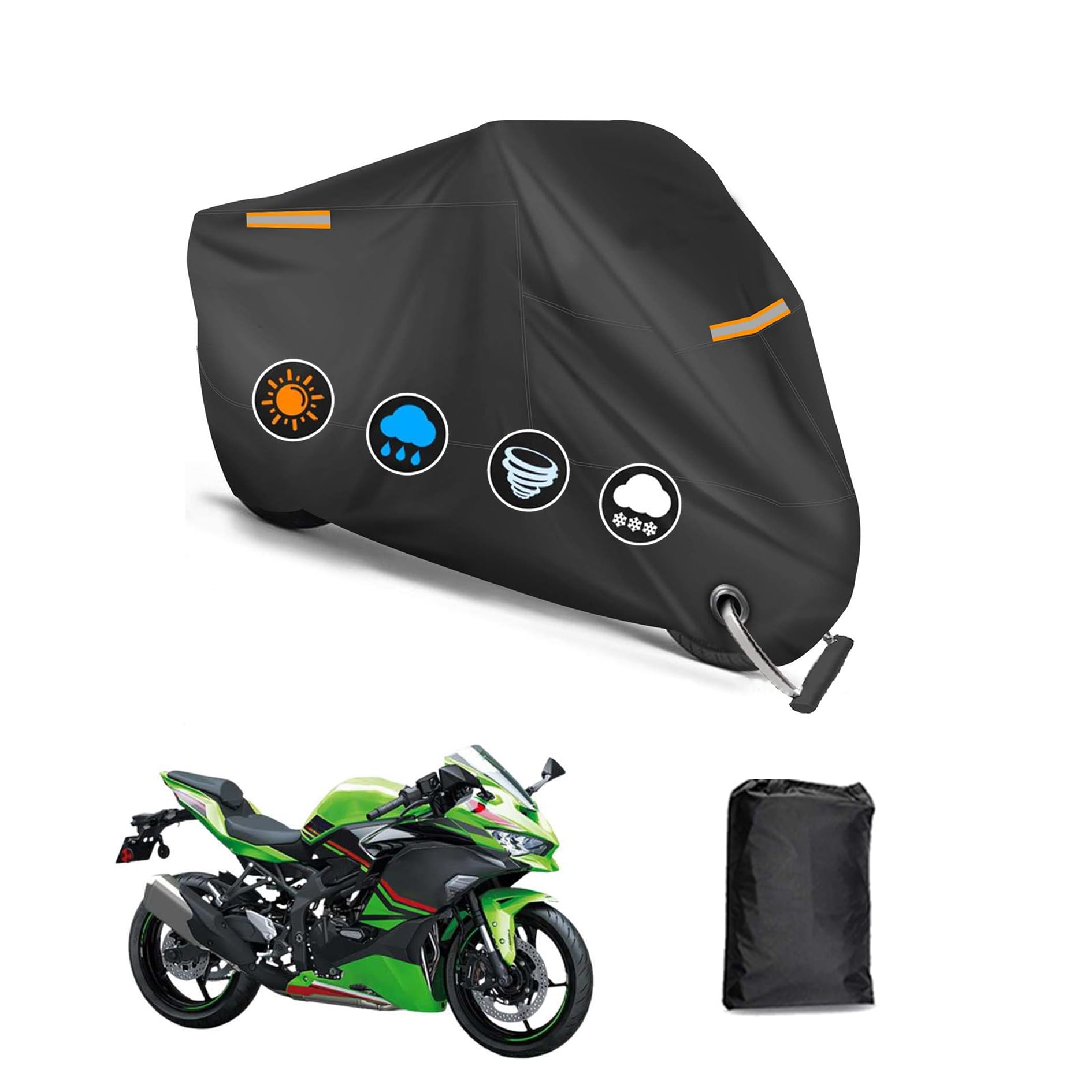 Amazon | バイクカバー に適合する カワサキNinja ZX-25R/SE/SEKRT/400