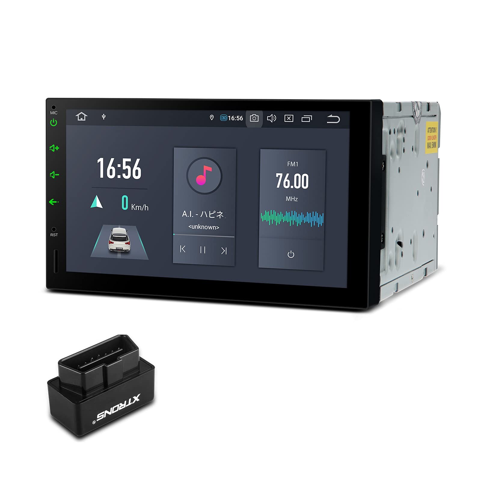 Amazon.co.jp: XTRONS カーナビ 2din android10.0 車載PC 7インチ 4GB+