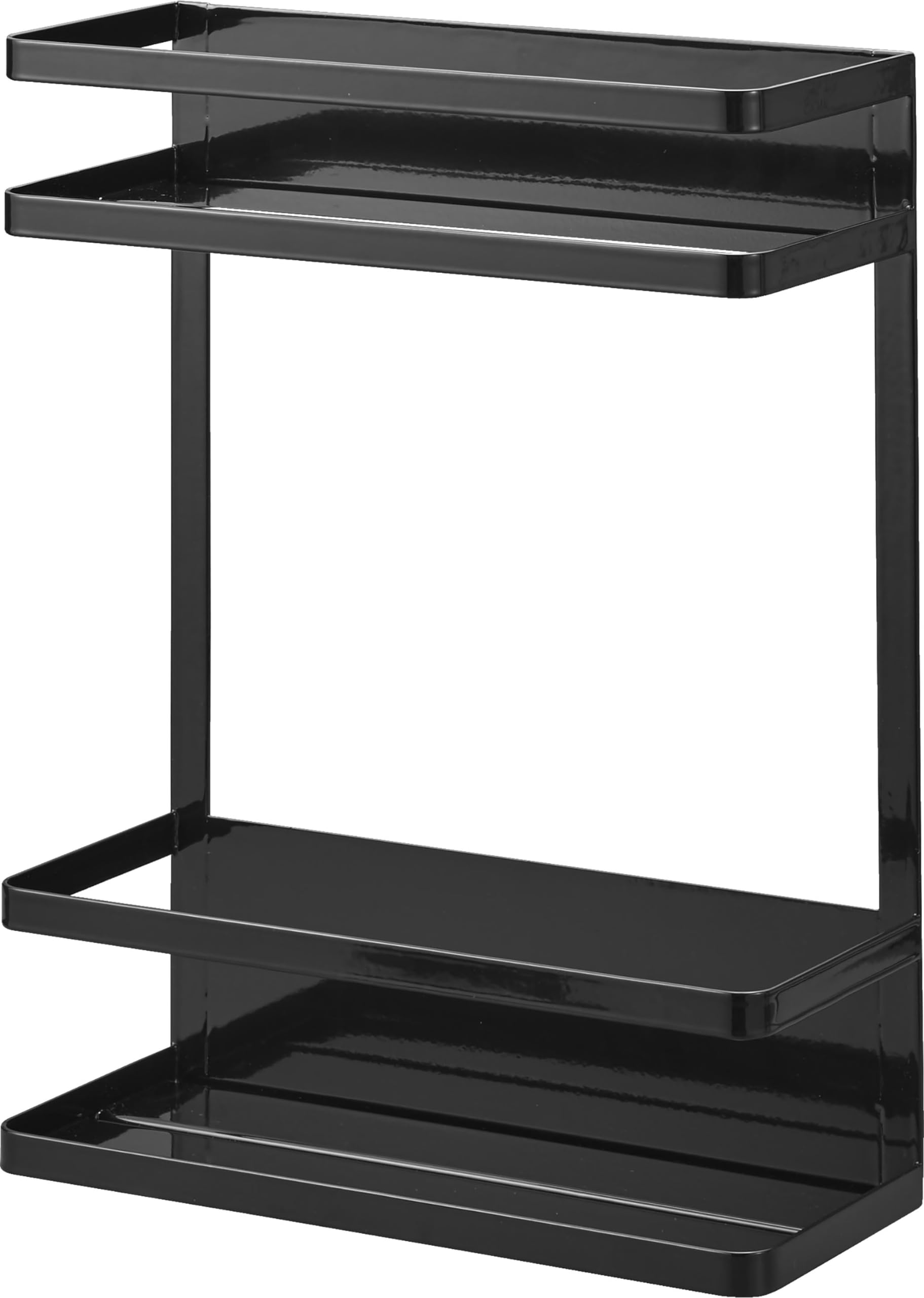 Amazon｜山崎実業(Yamazaki) 洗濯機横 マグネット 収納ラック 2段