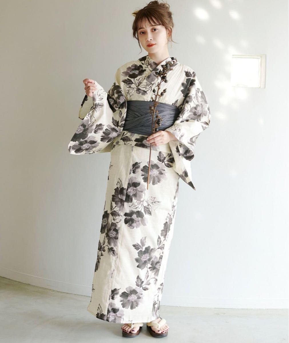 Dita 浴衣 京の水墨画 ⚠️帯黒 Dita 浴衣 京の水墨画 ⚠️帯黒