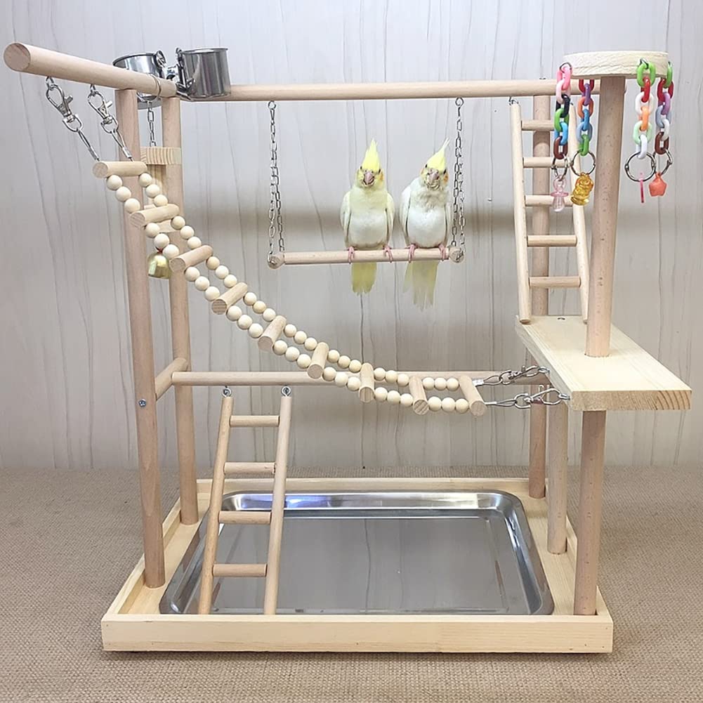 Amazon | fuu バードアスレチック はしごタイプ 小鳥 止まり木 休み場