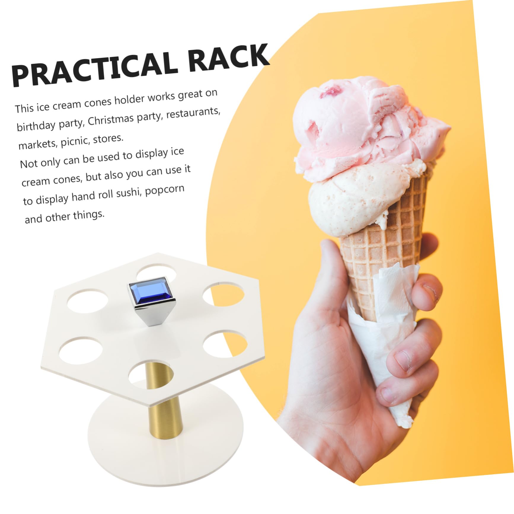 Amazon｜TIDTALEO アイスクリームコーンスタンド ソフトクリームマシン