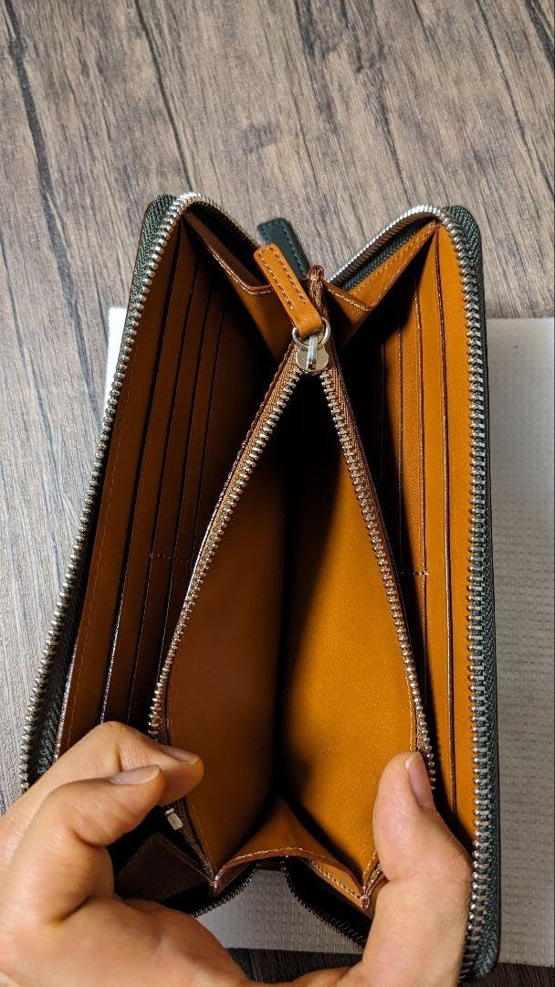 Amazon.co.jp: 土屋鞄ブライドル ファスナーロングパース ダーク