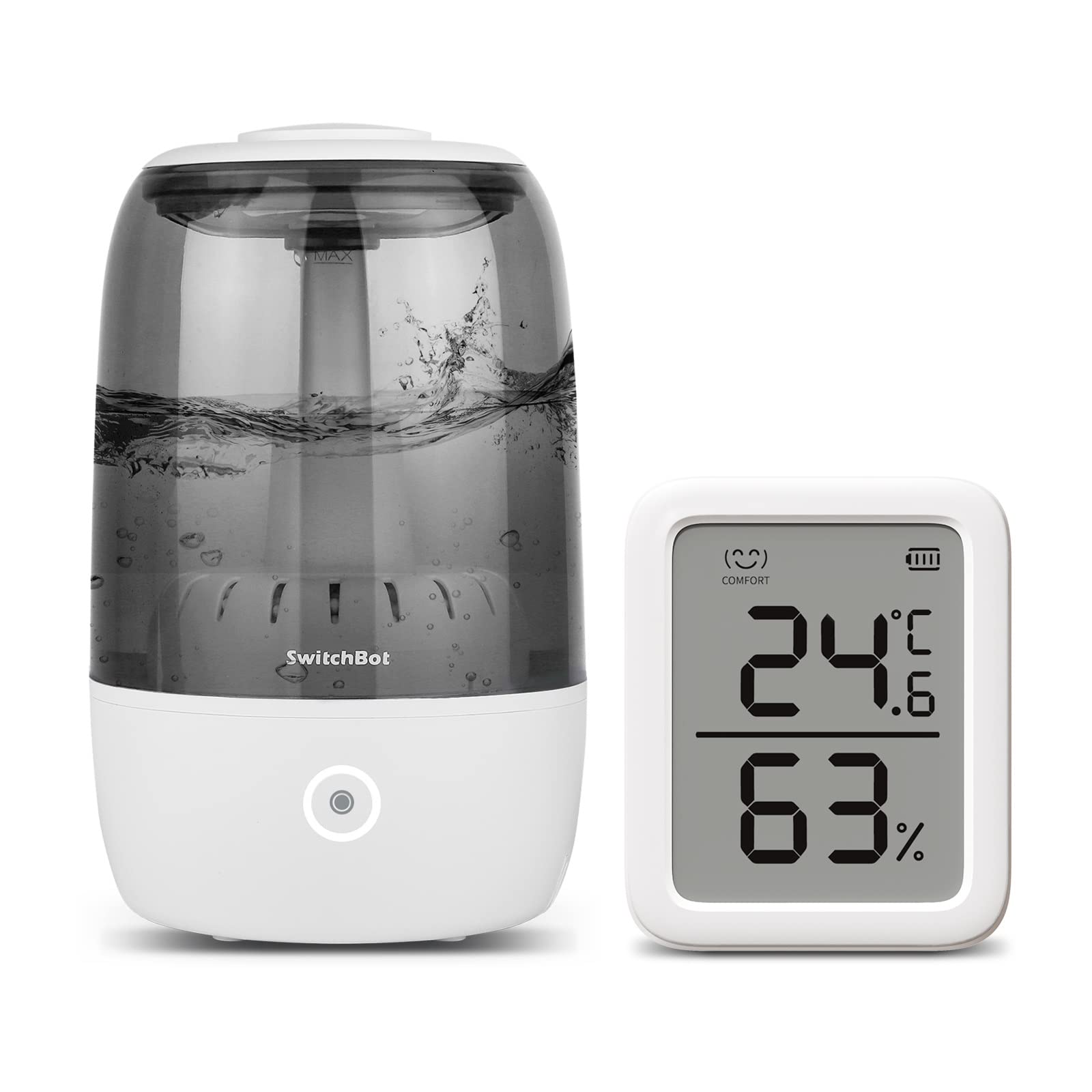 Amazon.co.jp: スイッチボット(SwitchBot)加湿器+温湿度計プラス