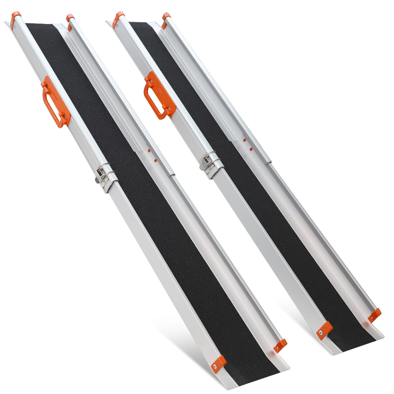 Amazon | Ruedamann スロープ 車椅子 長さ122.5-214cm 無段階長さ調整