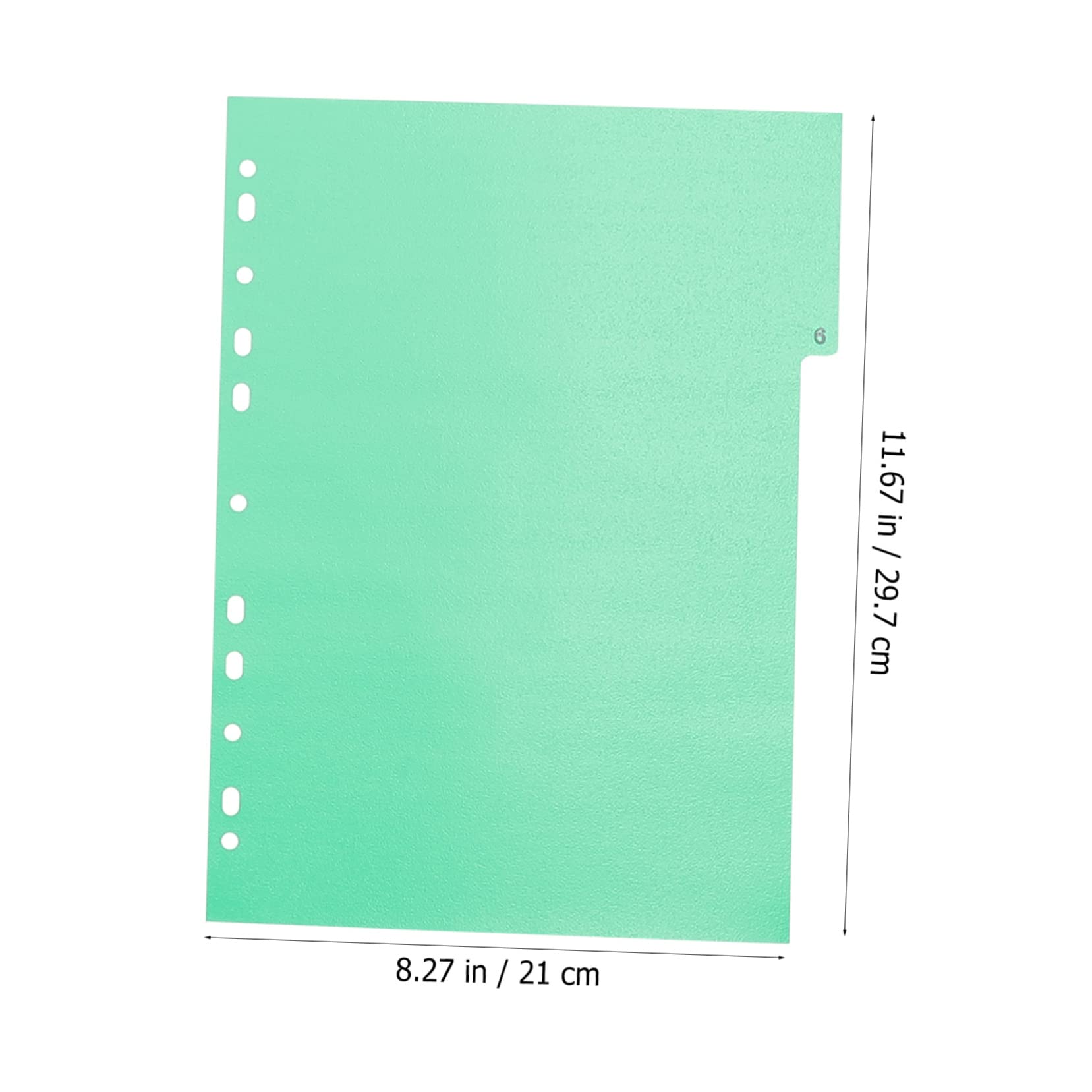 Amazon | LALAFINA 20シーツ枚入りファイル管理索引ページプラスチック