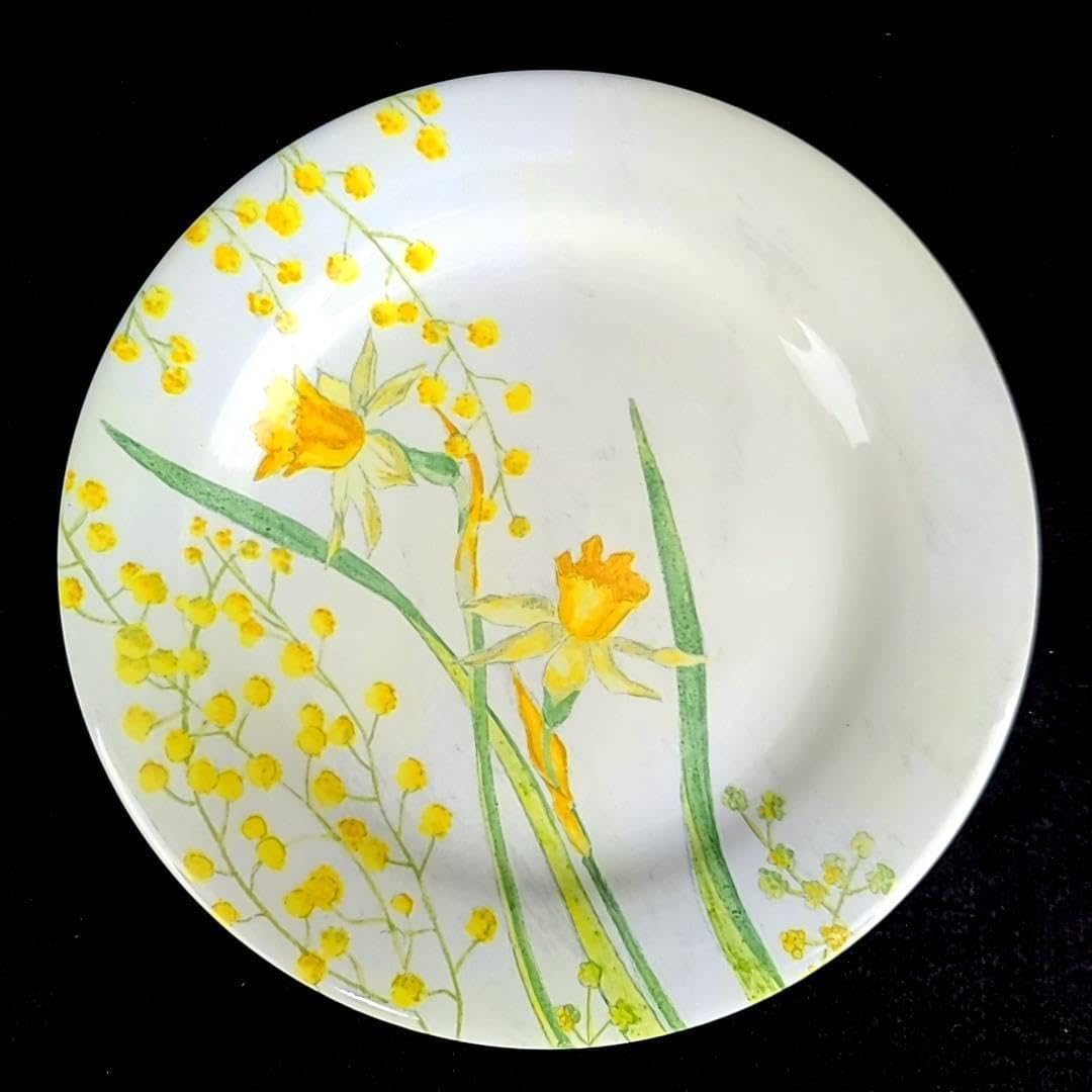 Amazon.co.jp: △ ジアン GIEN ミモザ プレート 16cm 1枚 デザート