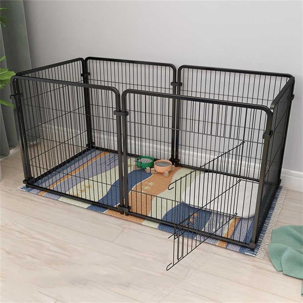 Amazon | ペットフェンス ペットサークル ドア付き 室内 屋外 置くだけ