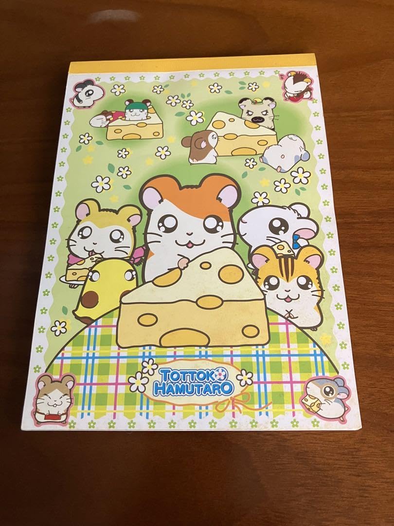 Amazon.co.jp: 平成レトロ とっとこハム太郎シール付きメモ帳 A5サイズ