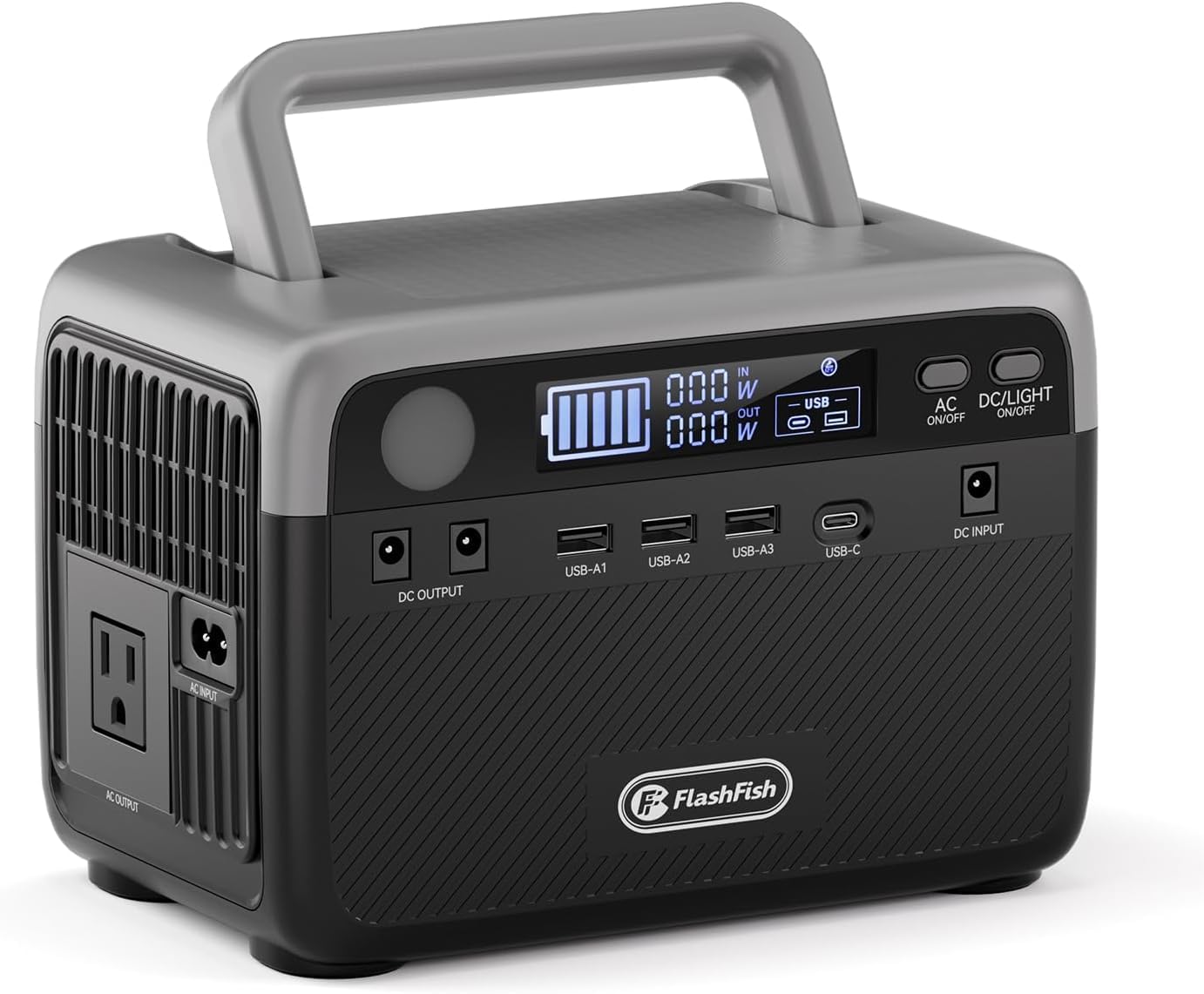 Amazon.co.jp: FlashFish ポータブル電源 大容量 230Wh/300W リン酸鉄