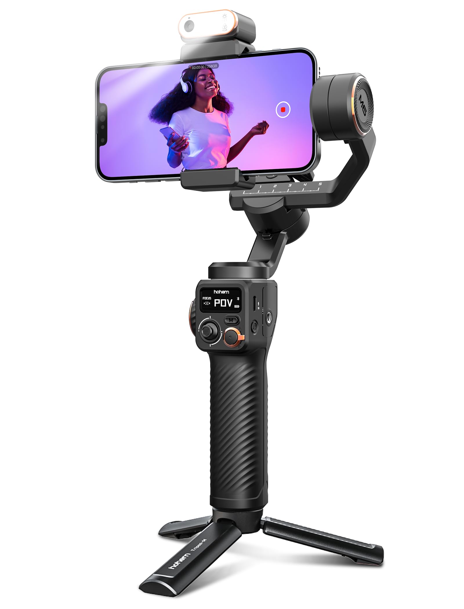 Amazon.com: hohem iSteady M6 Kit Gimbal Stabilizer for Smartphone