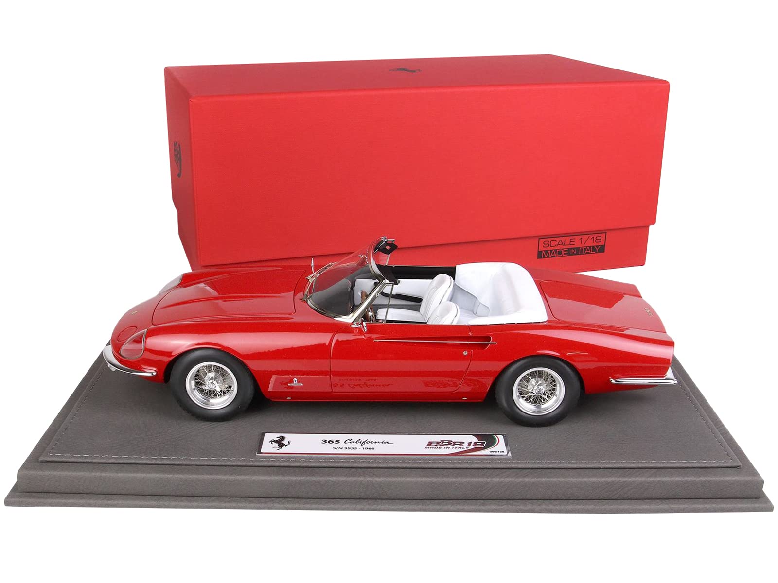 Amazon.com: BBR 1966 Ferrari 365 California S/N 9935 Convertible