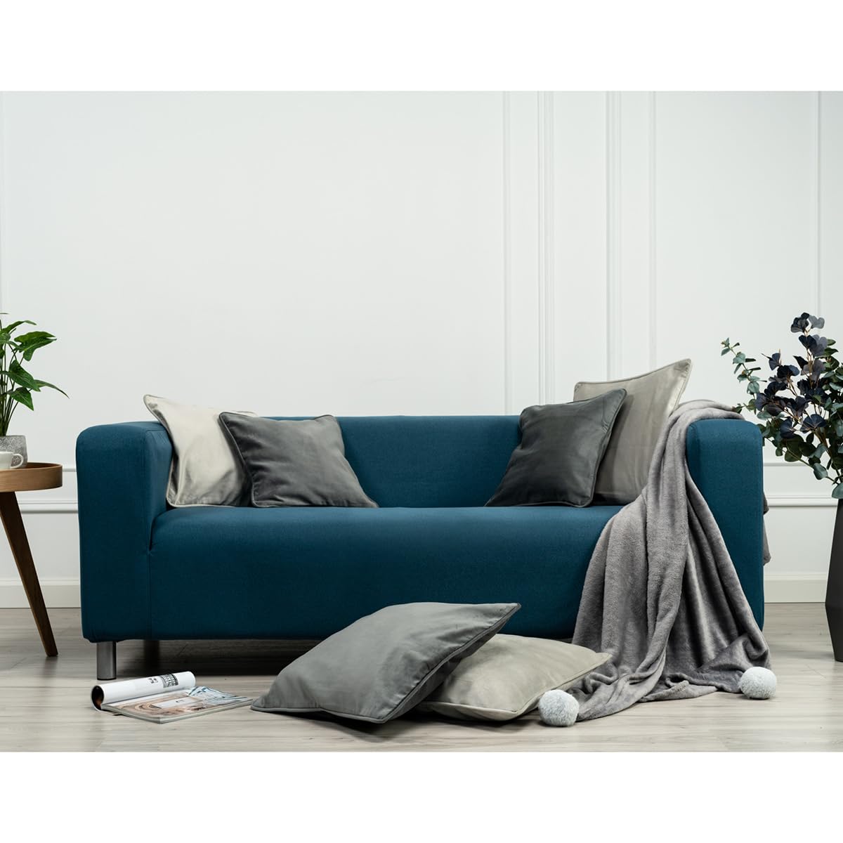 Amazon｜FMCTL Klippan Loveseat Cover 交換用 IKEA Klippan ソファ