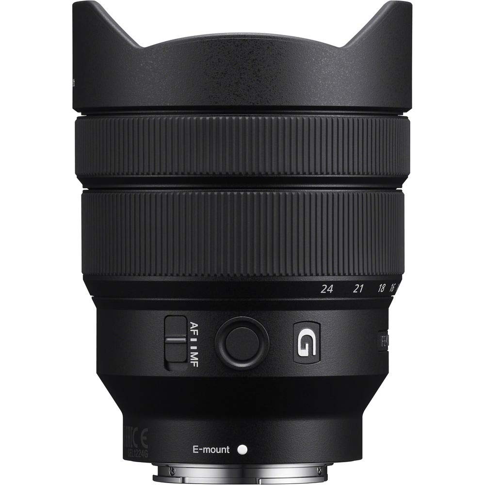 Sony SEL1224G 12-24mm f/4-22 Fixed Zoom Camera Lens, Black : SONY