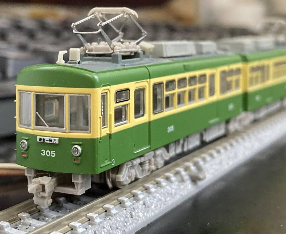Amazon.co.jp: モデモ NT82 江ノ電300形 305F 標準塗装 増結用T車