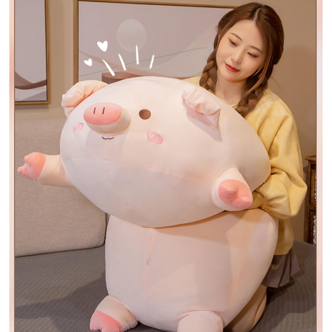 Large Mellow Mallow Pig ぬいぐるみ 豚 Amazon.co.jp: UOAO 豚