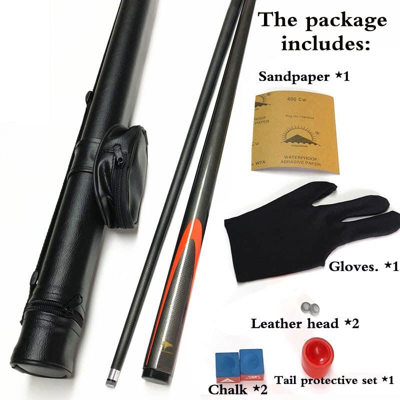 Amazon | ビリヤードキュー 57 インチ 19 オンス カーボンファイバー