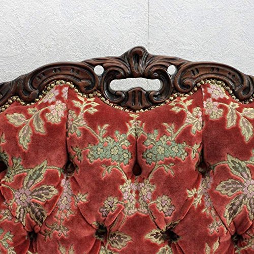 Amazon｜イタリア製 一人がけソファー 金華山 ピンク 猫脚 肘付き