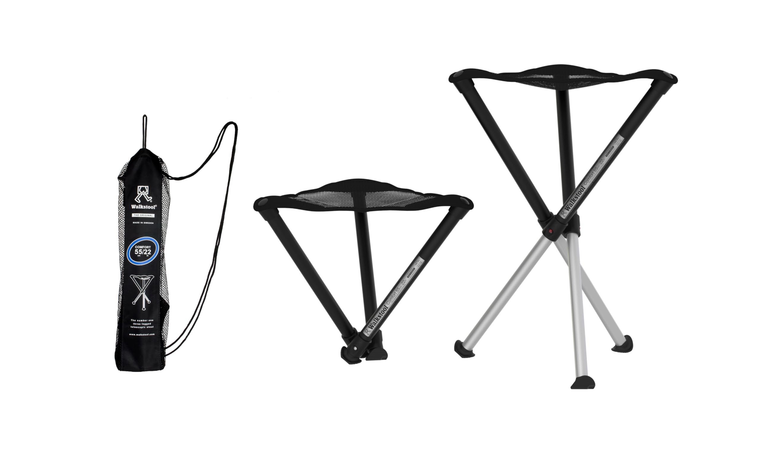 Amazon.com : Walkstool - Comfort Model - Black and Silver - 3