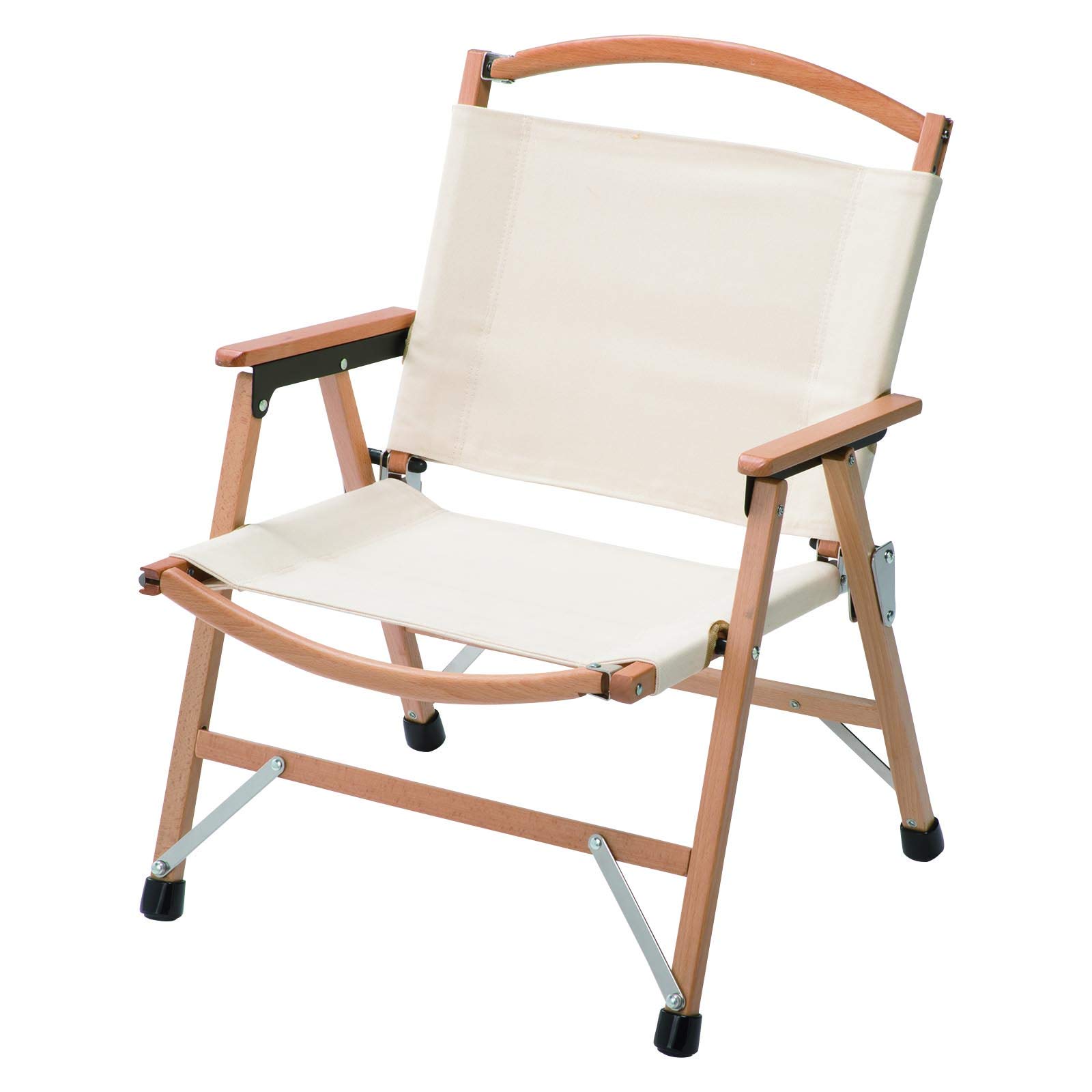 Amazon.co.jp: Hilander(ハイランダー) ウッドフレームチェア コットン