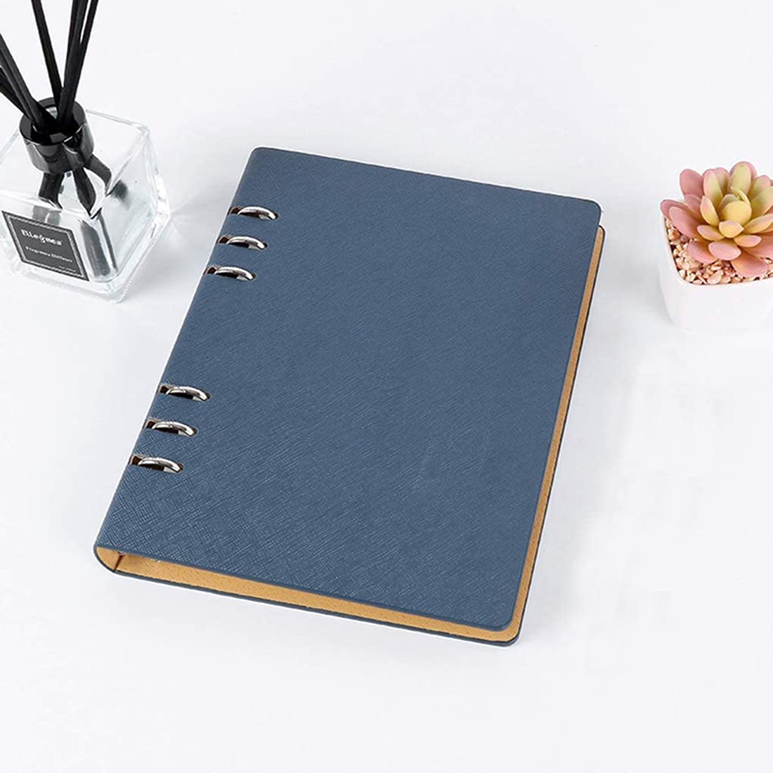 Amazon.co.jp: バインダーノート A5 おしゃれ 6穴 システム手帳 革製