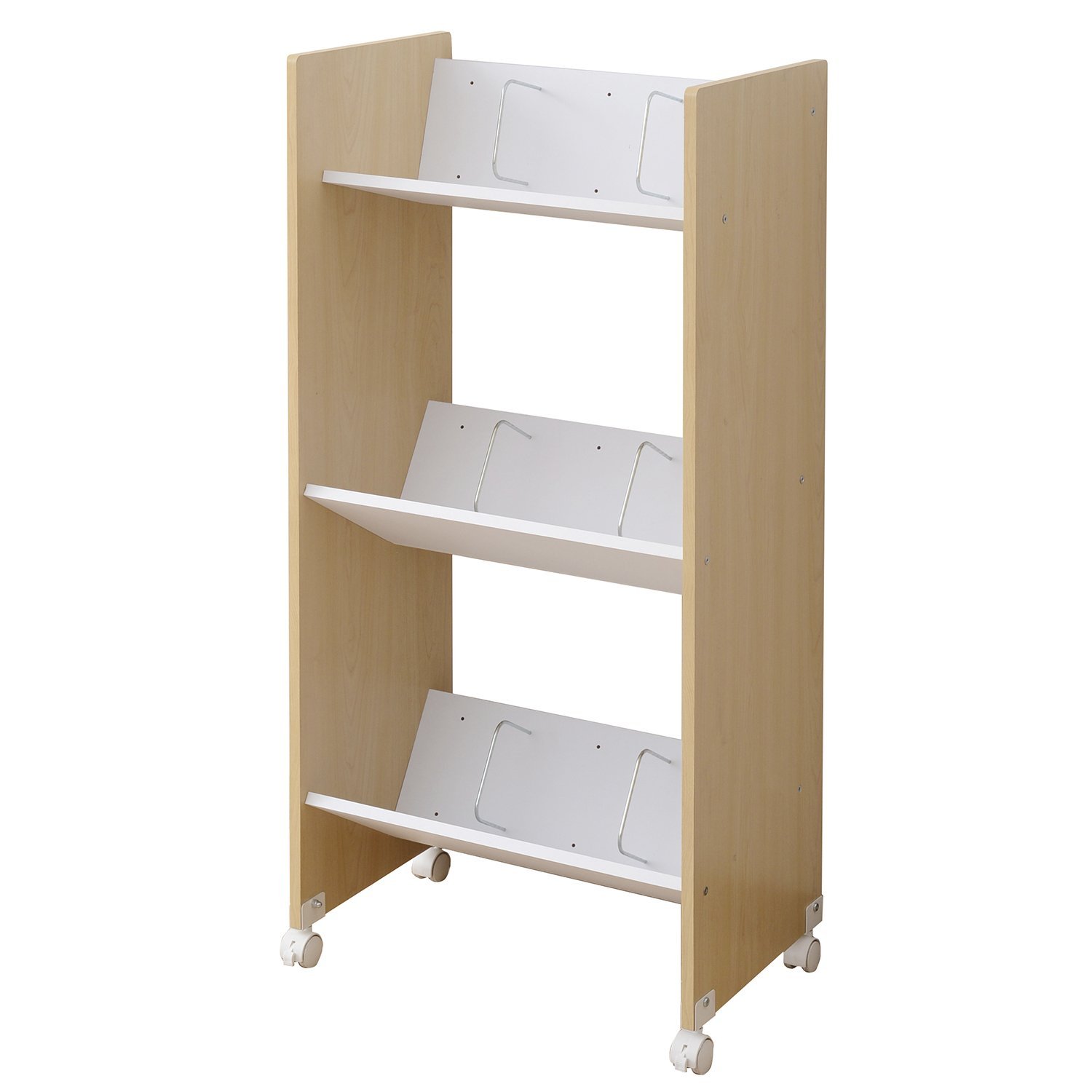 Amazon.co.jp: 山善(YAMAZEN) A4ファイルラック 3段 キャスター付き