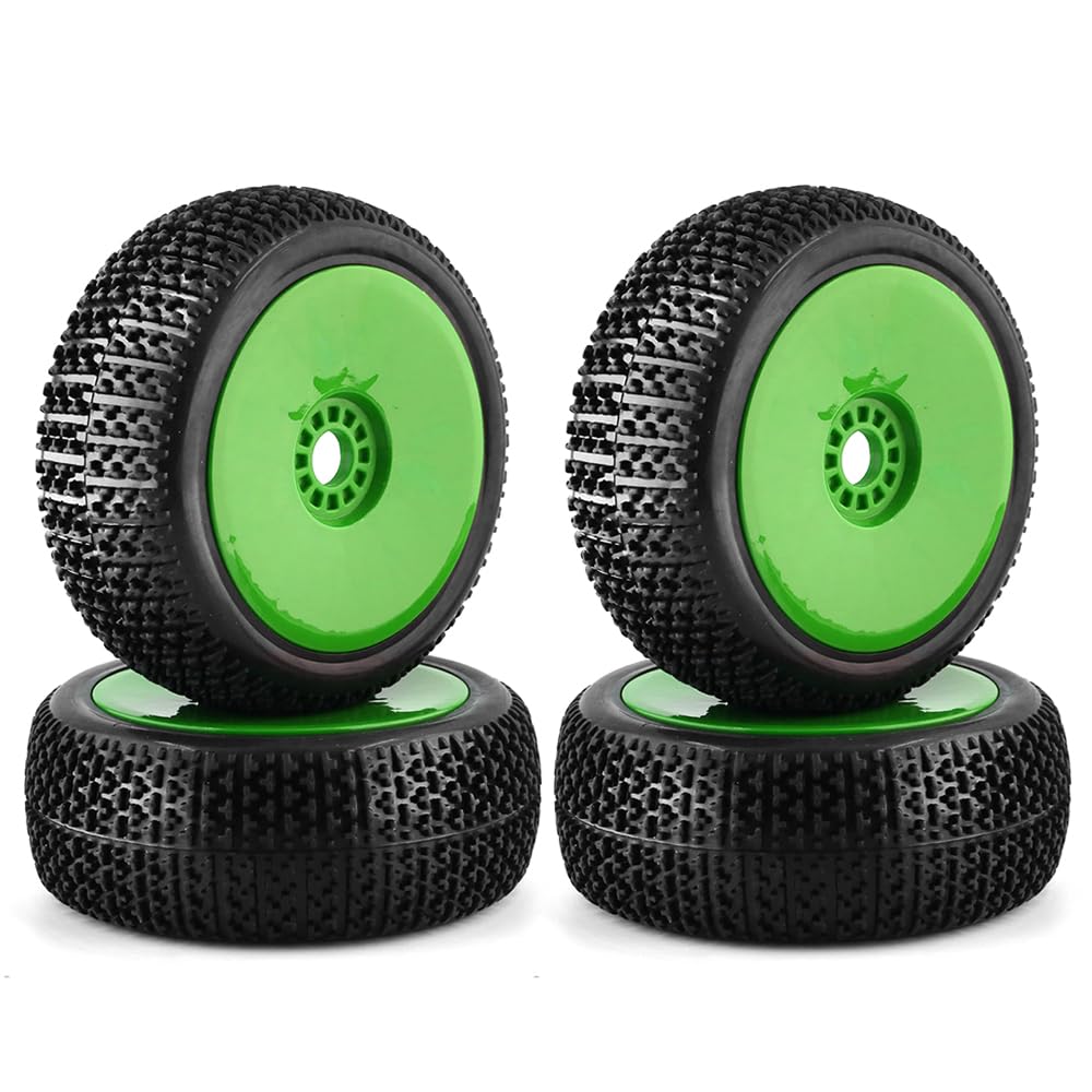 Amazon | Chanmoo 4個 1/8 RC レーシングカー オフロード タイヤ