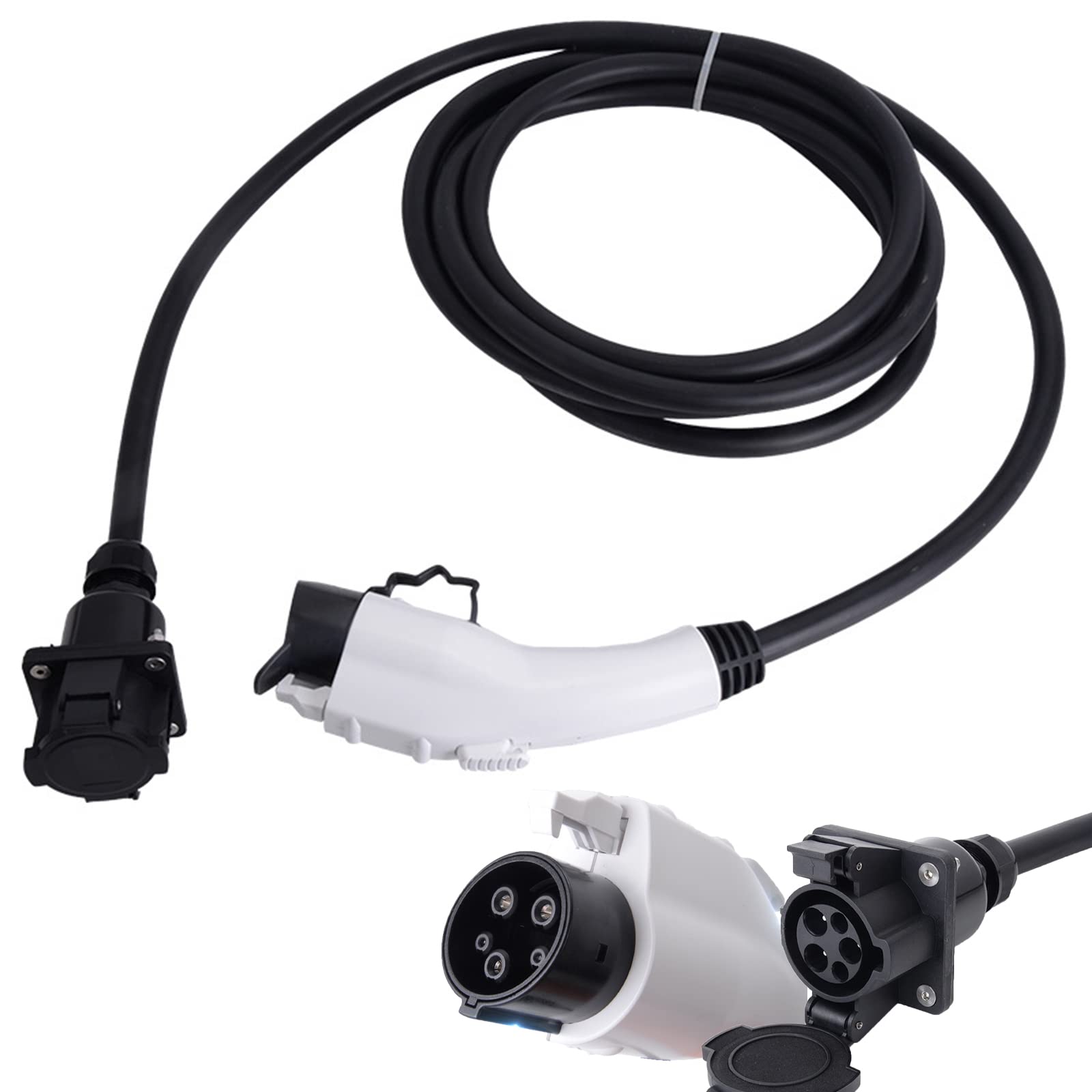 Amazon.co.jp: 電気自動車(EV)充電器 EV延長ケーブル 家庭用電動