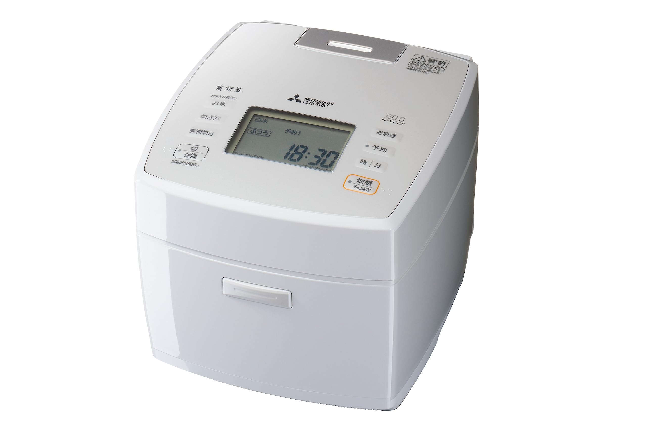 Amazon | 三菱電機 炊飯器 5.5合 IH式 日本製 炭炊釜(2層厚釜) 可変超