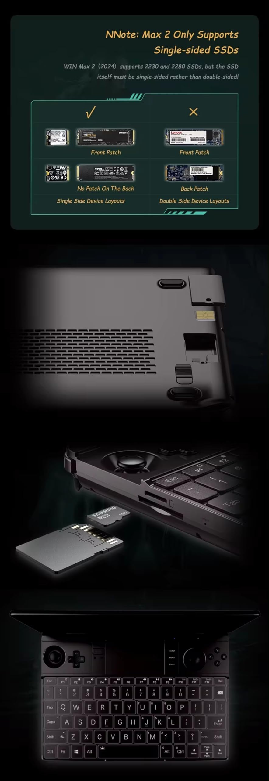 Amazon.co.jp: Windows 11搭載 GPD WIN Max 2 ノートパソコン 10.1型