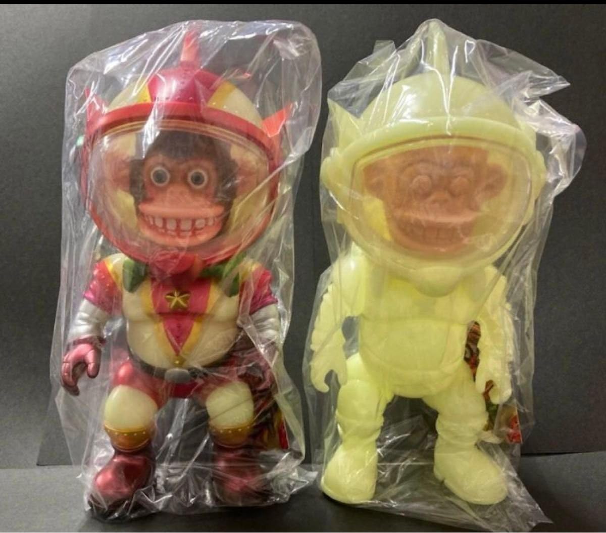 Amazon.co.jp: KIK.KAKETOY宇宙鉄猿鉄猿1号彩色版1体未塗装版1体計2体