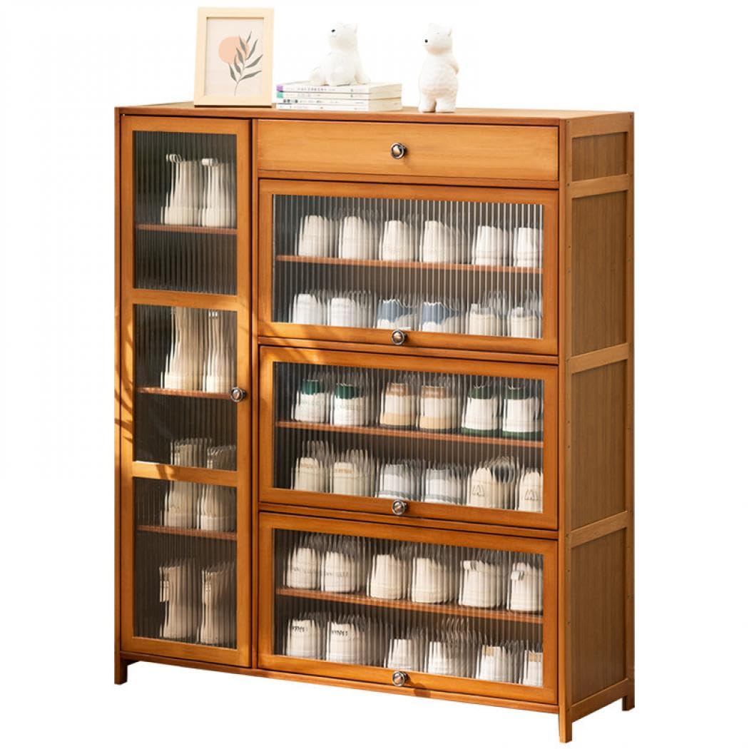 東京都内23区配送無料】定価3万円 シューズラック 収納 靴棚 ガラス