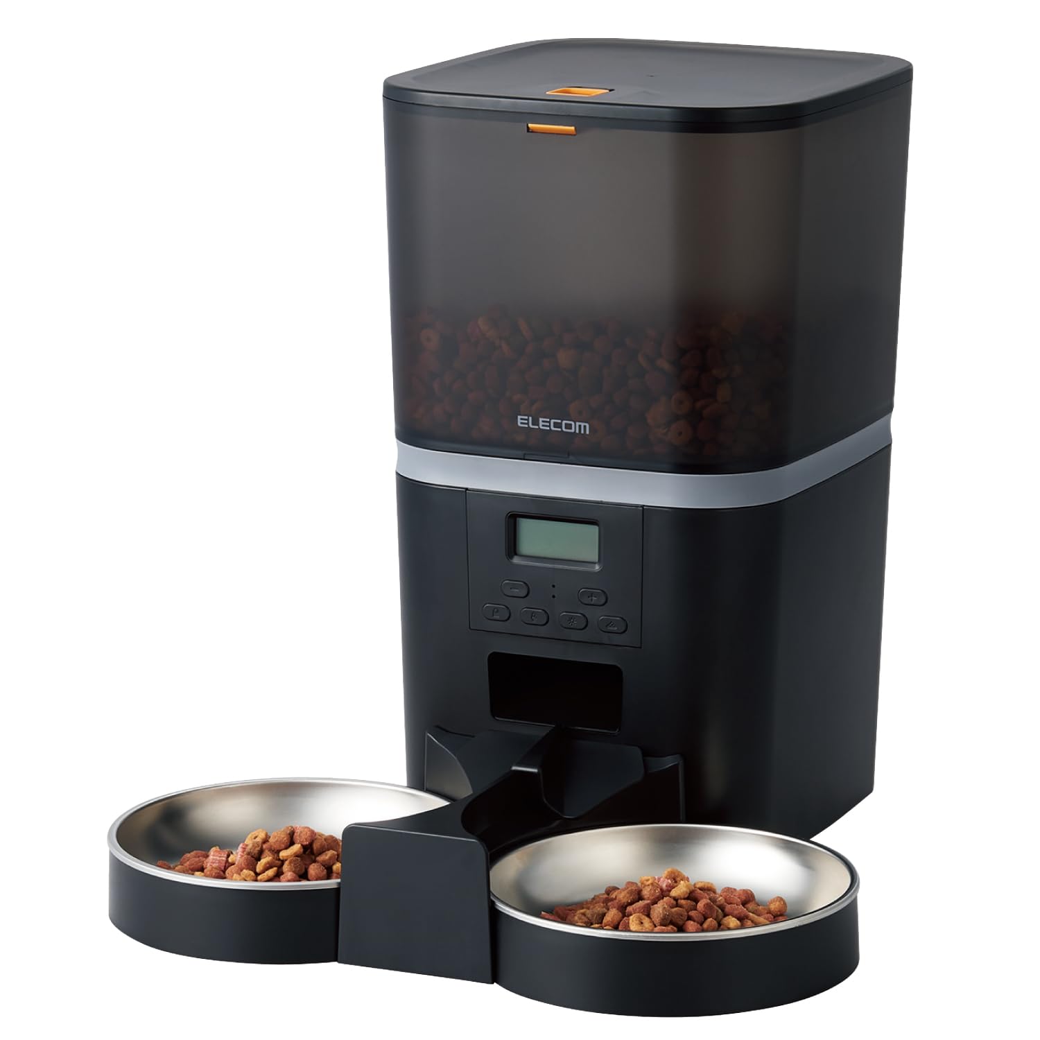 Amazon | エレコム 自動給餌器 猫 中小型犬用 6L (約3.3kg) タイマー