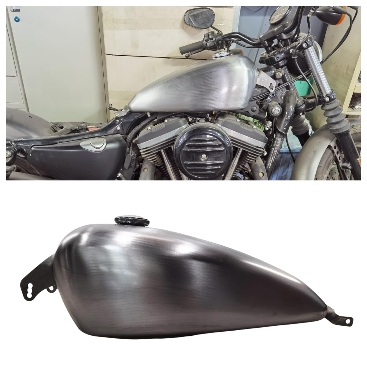 Amazon | 10L オートバイガス燃料タンク ハーレー スポーツスター 2007