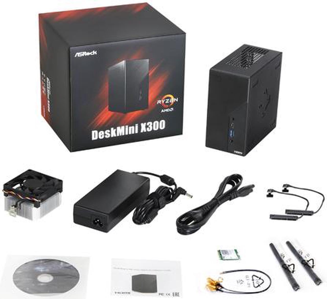 Amazon.co.jp: ASRock DESKMINI X300W ベアボーン : パソコン・周辺機器