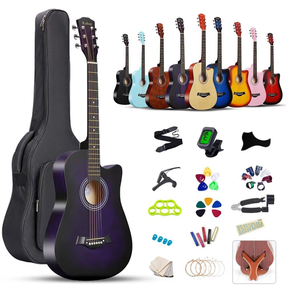 Amazon | アコースティックギター 初心者18点セット 38インチ 入門練習