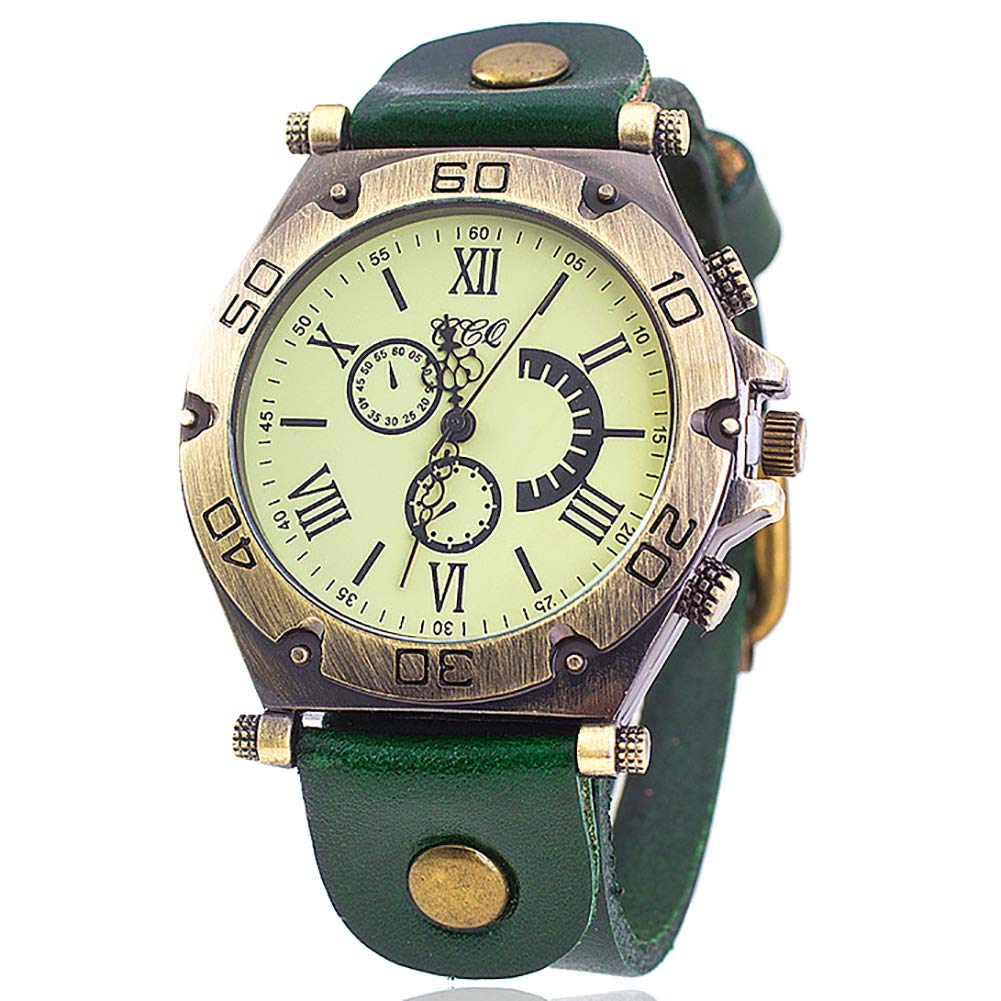 Amazon.co.jp: Rio Grande レトロ アンティーク クロノグラフ デザイン