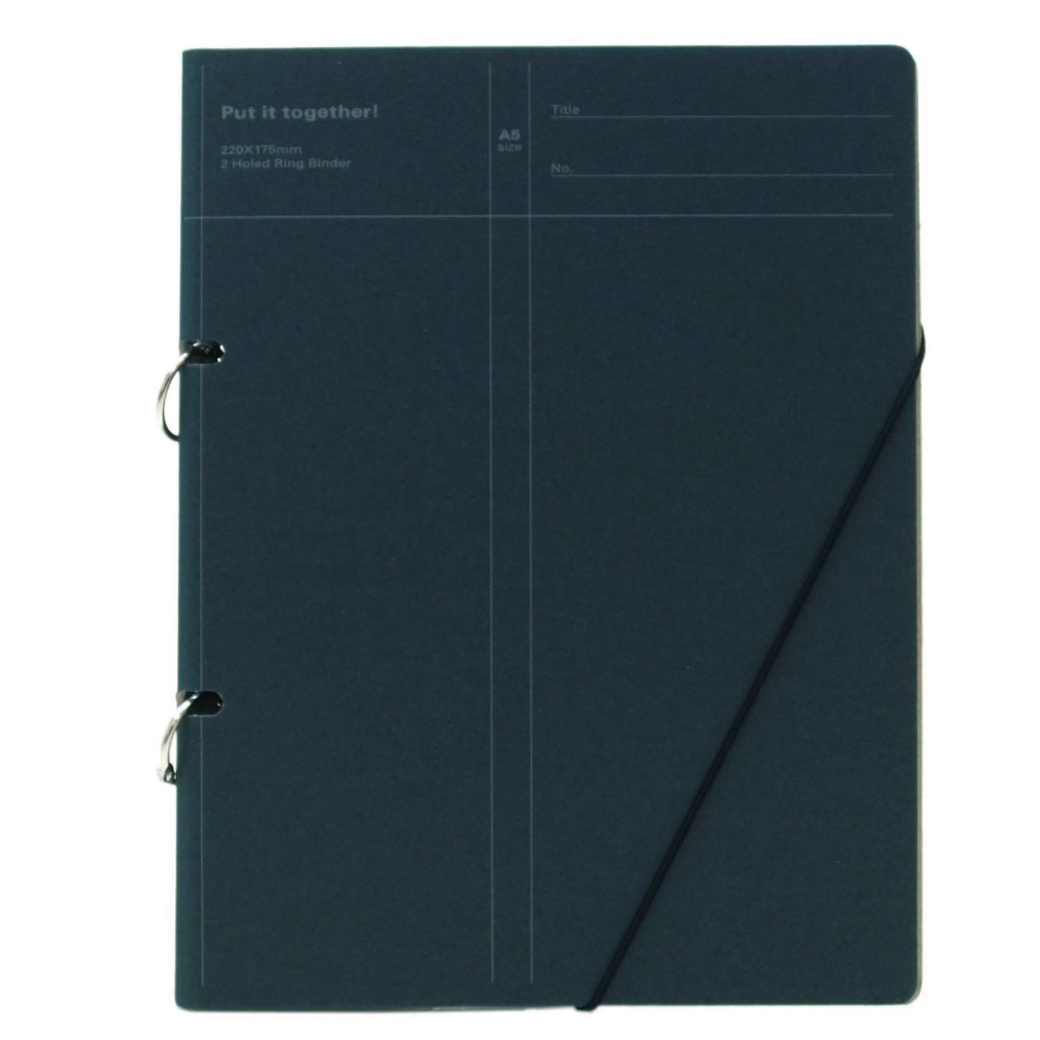 Amazon | A5 2穴 リングホルダー【ネイビー】 PT01-46 NV | O型リング