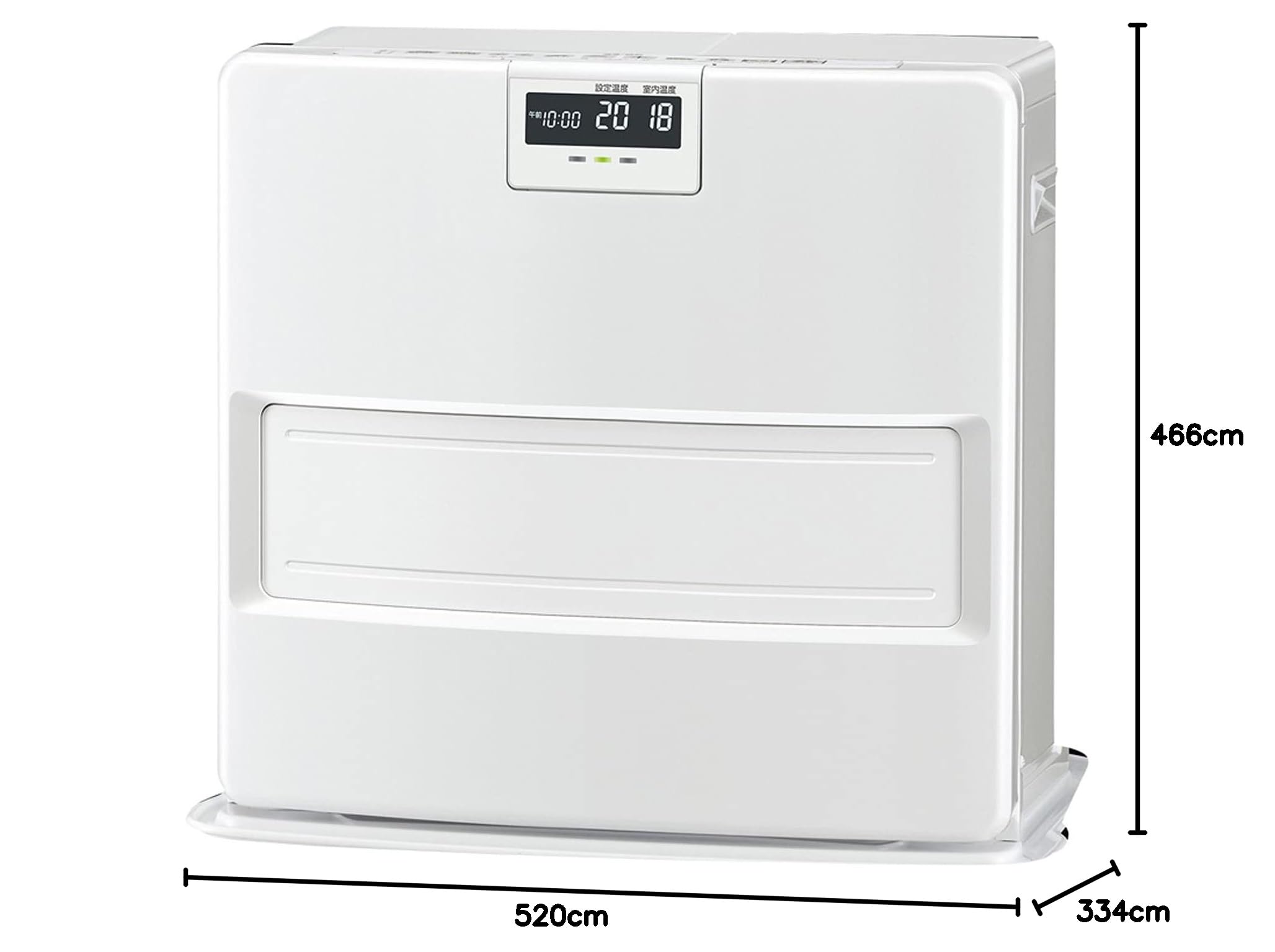 Amazon | コロナ CORONA 石油ファンヒーター 15畳 FH-VX5721BY-W