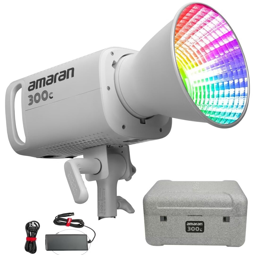 Amazon.com : Aputure Amaran 300c RGB COB Video Light Bowen Mount