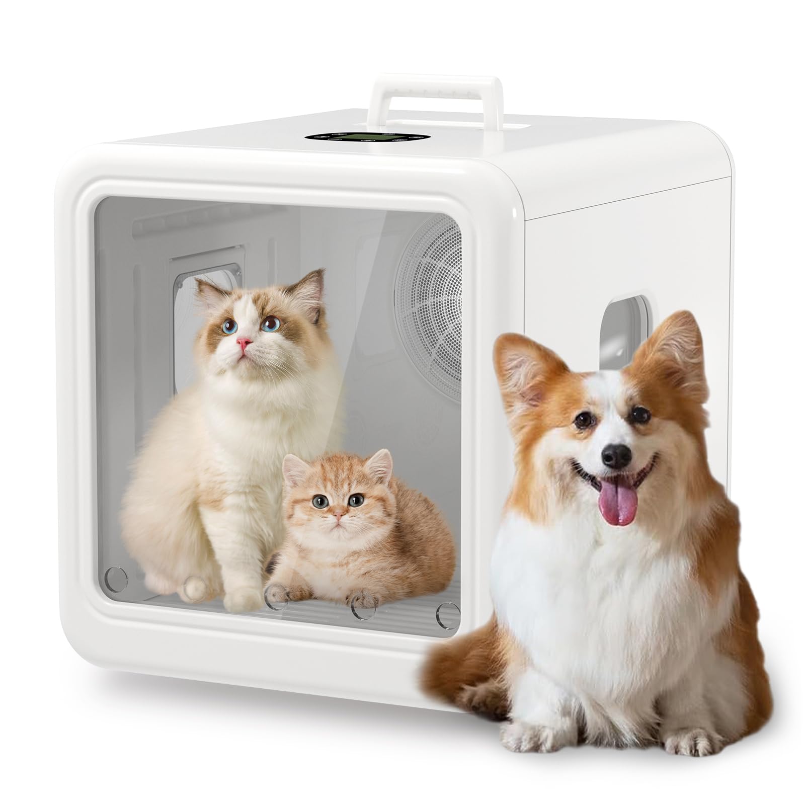 Amazon.co.jp: ペットドライルーム 犬 猫 兼用 ドライヤー ボックス