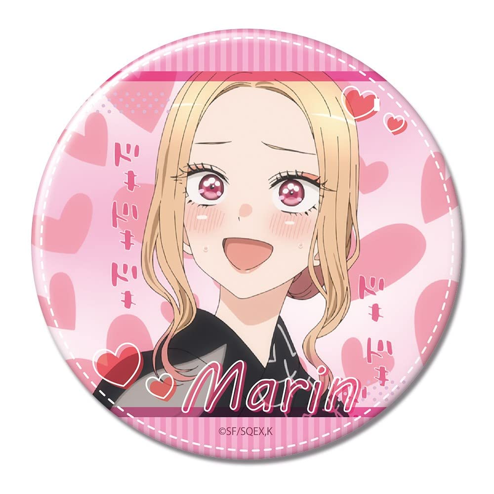 その着せ替え人形は恋をする アトレ 喜多川海夢 グリッター缶バッジ