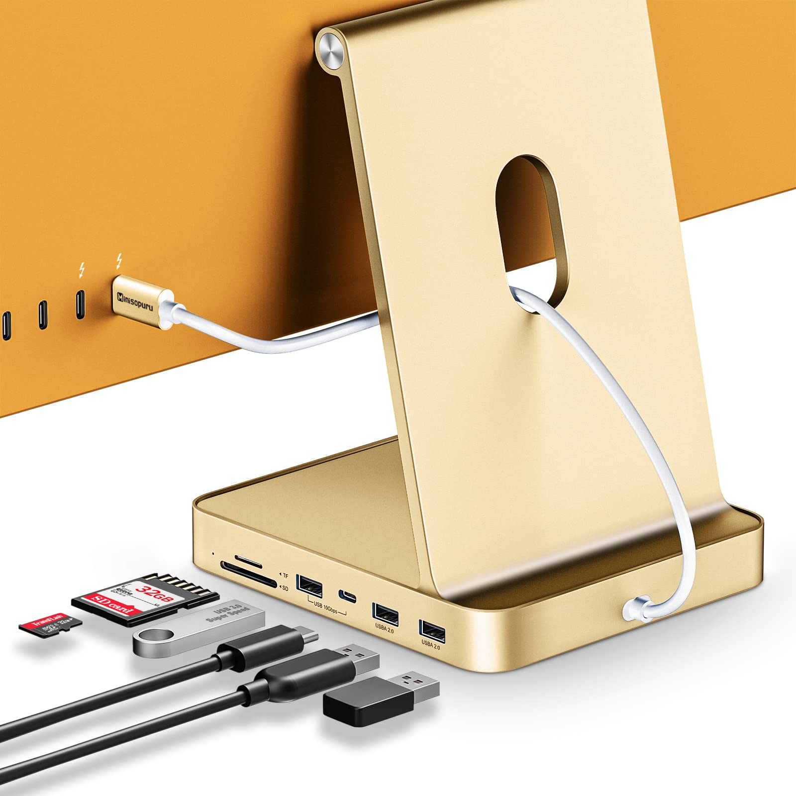 Amazon.co.jp: Minisopuru USB C ハブ iMac 24インチ 2021/2023用、M.2