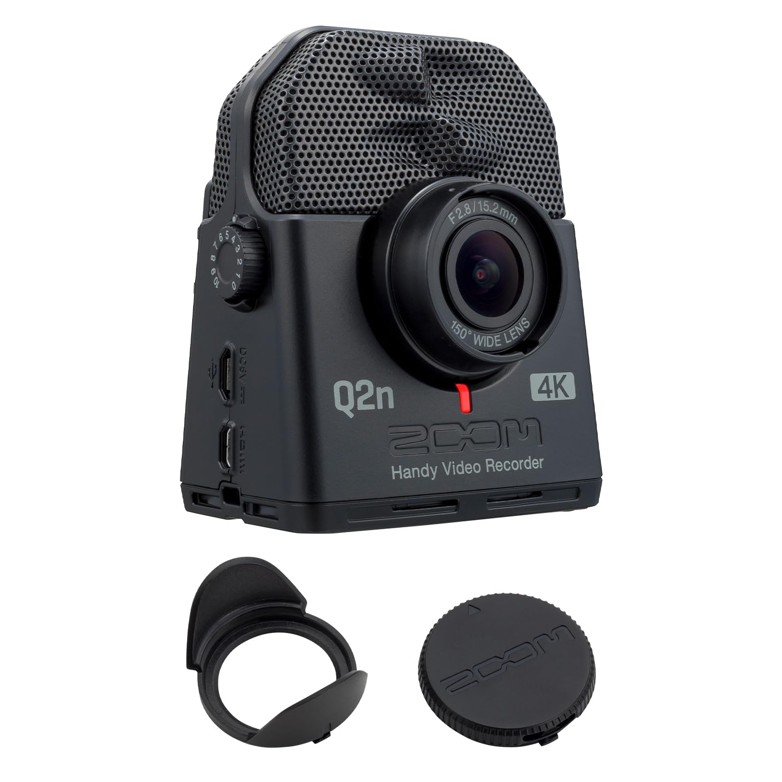 Amazon.co.jp: ZOOM ズーム Q2n-4K 4Kビデオカメラ 150°広角