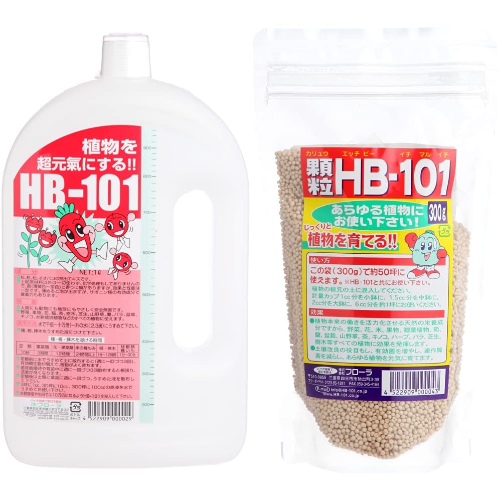 Amazon | [フローラ] 植物活力剤 HB-101 即効性 原液 1L & 植物活力剤