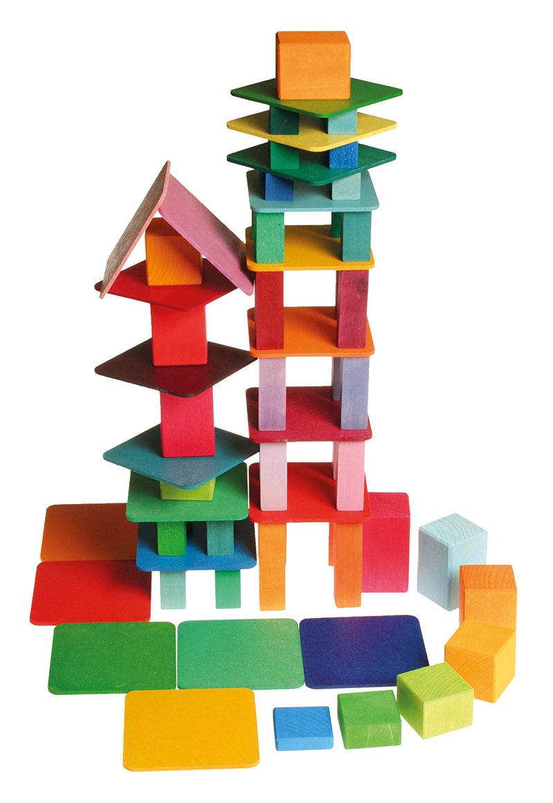 Amazon | グリムGRIMM'S 玩具 おもちゃ 知育玩具 木製 積み木 見立て