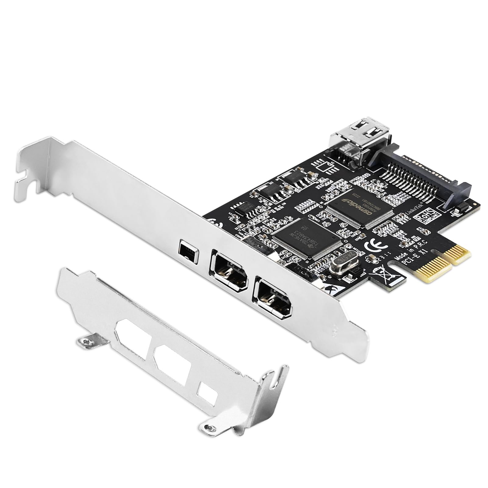 Amazon.com: LinksTek 4-Ports PCIE 1394A Firewire 400 Card for