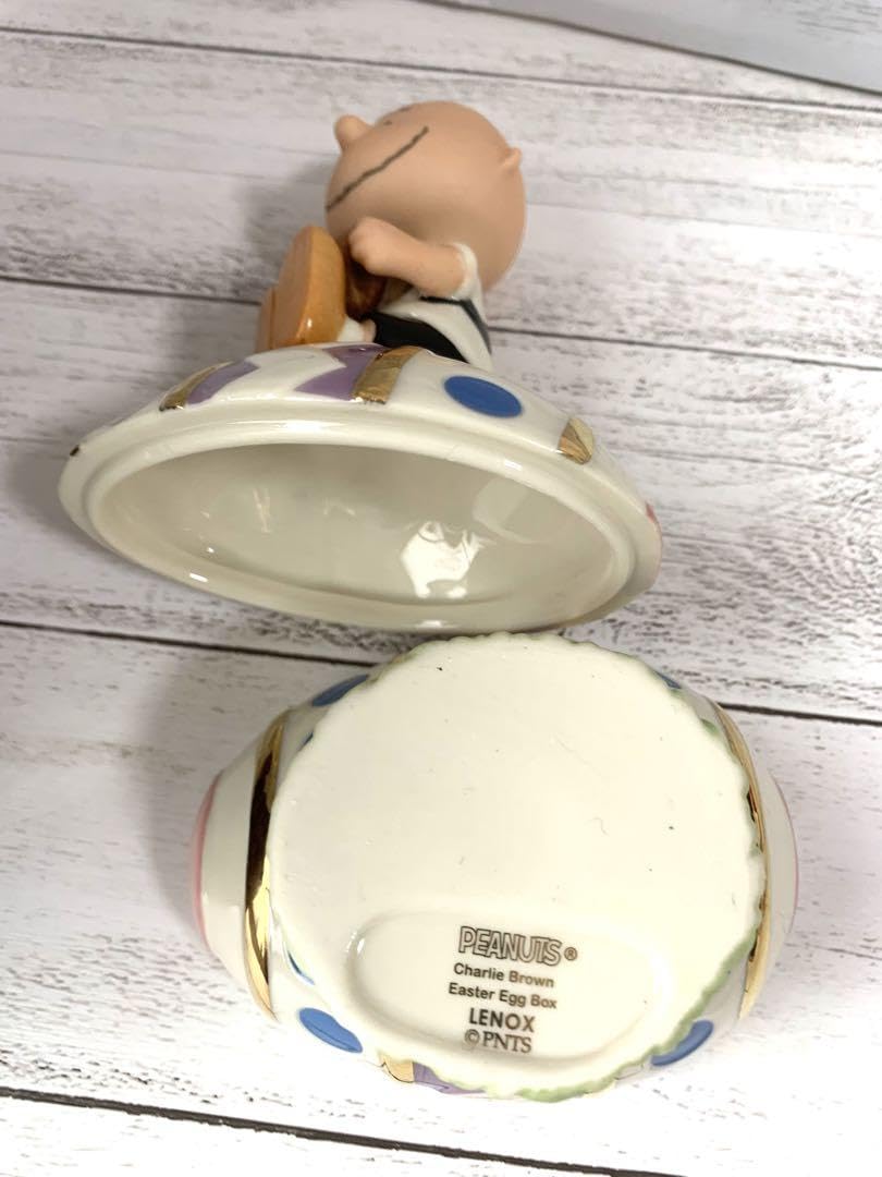 Amazon.co.jp: レア レノックス チャーリーブラウン 陶器 置物