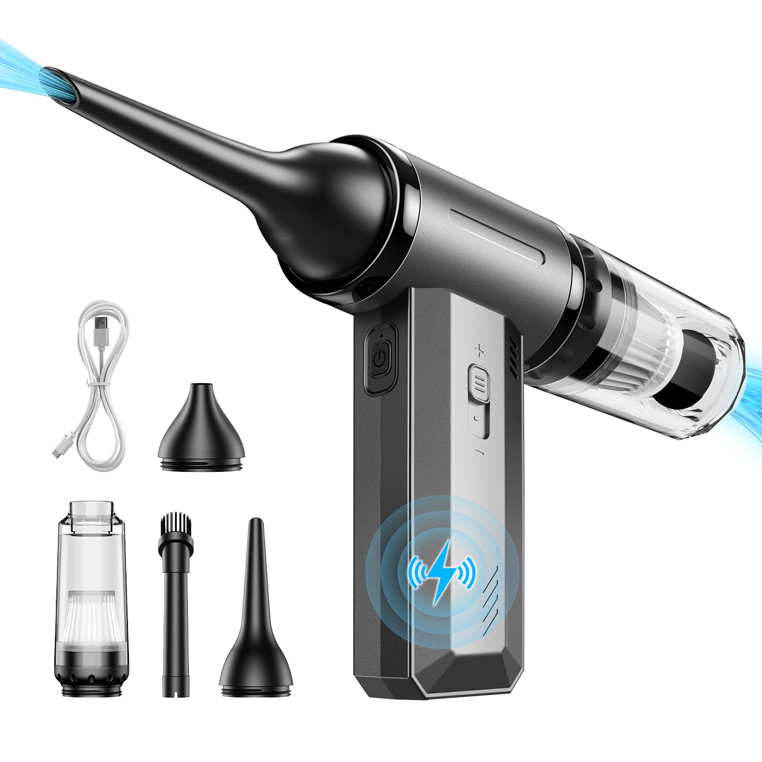 Amazon | エアダスター 電動エアダスター ブロワー 最強 洗車 ブロアー