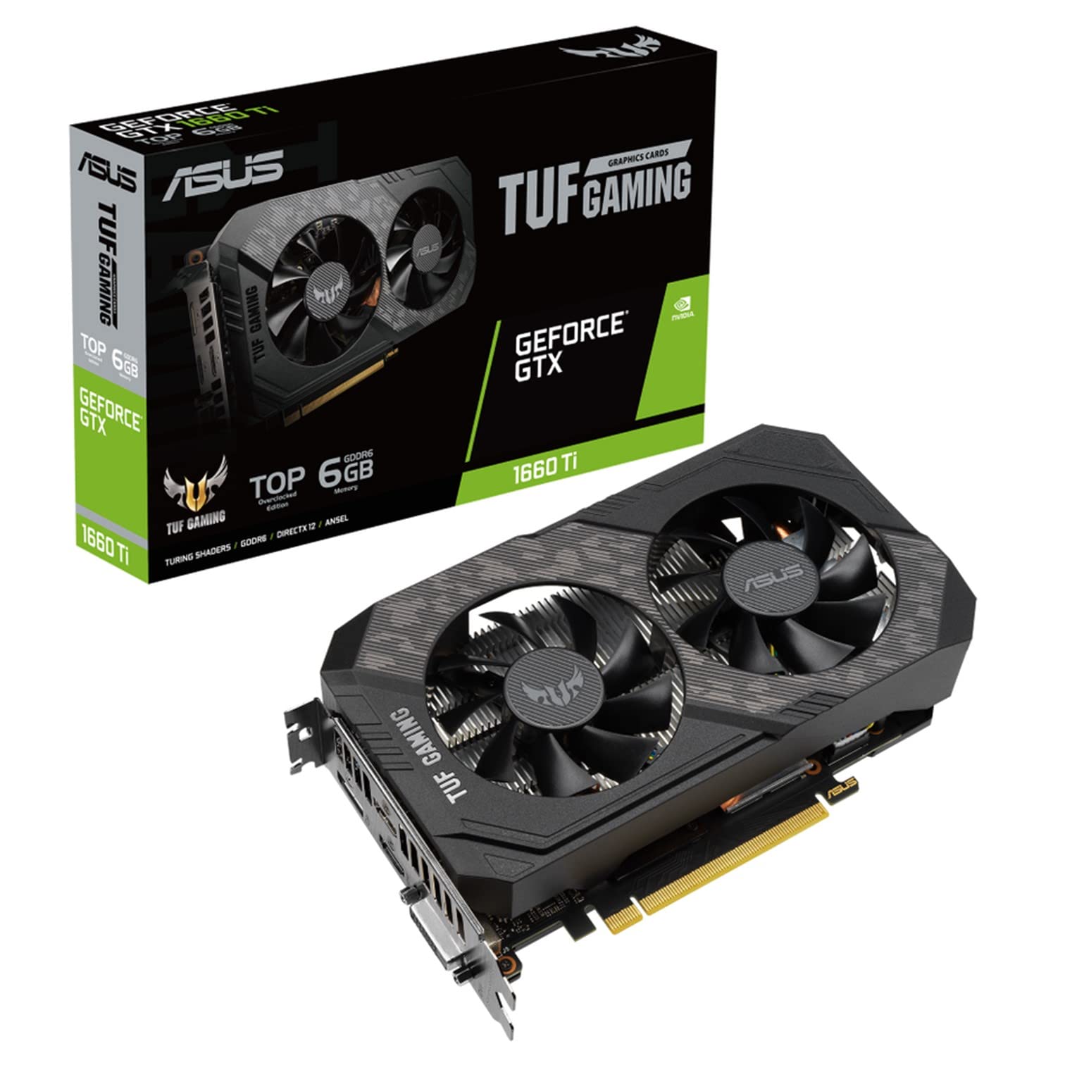 Amazon | ASUS TUF Gaming GeForce® GTX 1660 Ti EVO 搭載ビデオカード